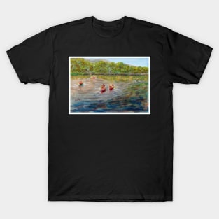 Blacks Weir Ross River Townsville - Canoeing T-Shirt